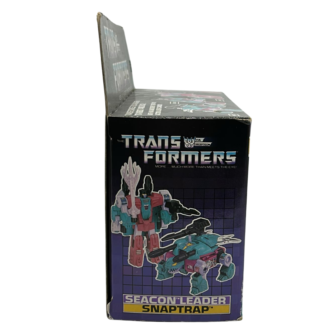 Vintage Hasbro Transformers G1 Decepticon Seacon Snaptrap Complete & boxed