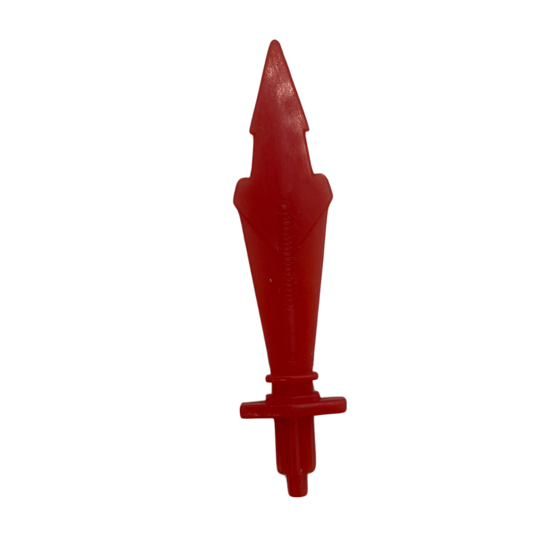 Transformers G1 Snarl Dinobot red sword, part, accessory original 435