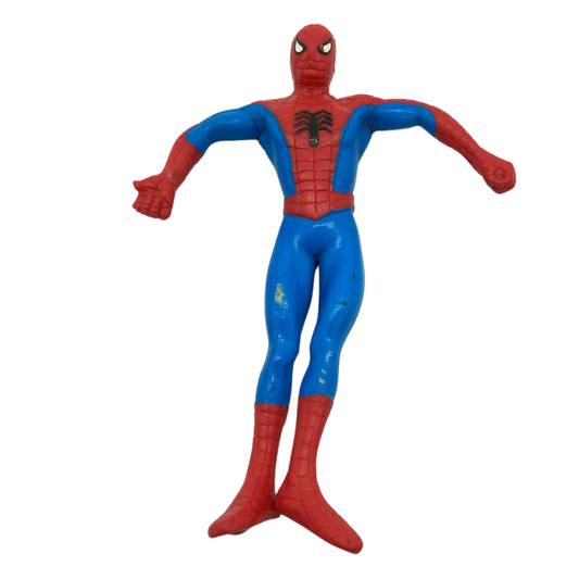 Marvel Secret Wars Spider Man, Spiderman 1978 rubber bendy figure 499