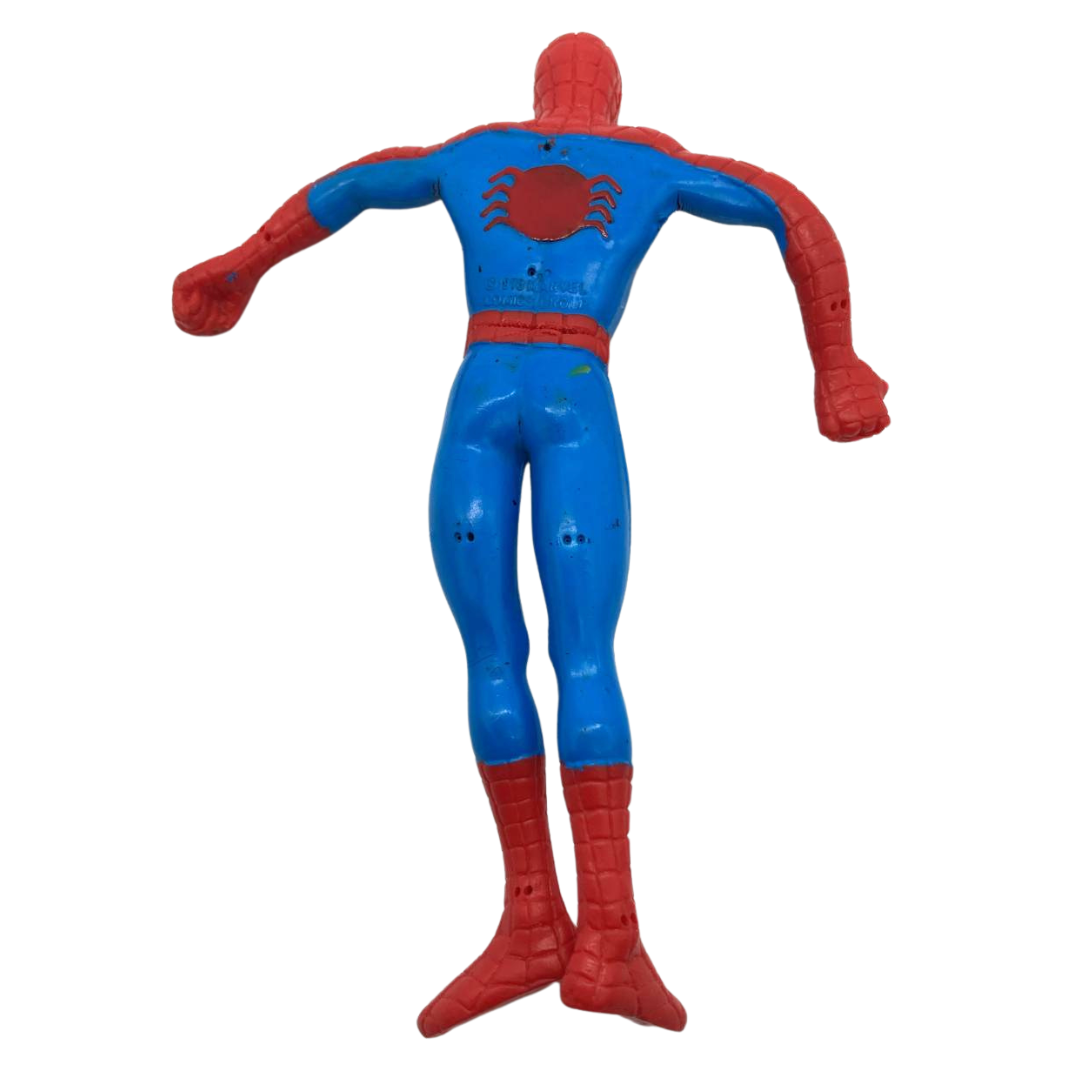 Marvel Secret Wars Spider Man, Spiderman 1978 rubber bendy figure 499