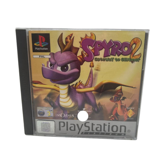 Spyro 2 Gateway To Glimmer PS1 Complete With Manual PAL NM CIB