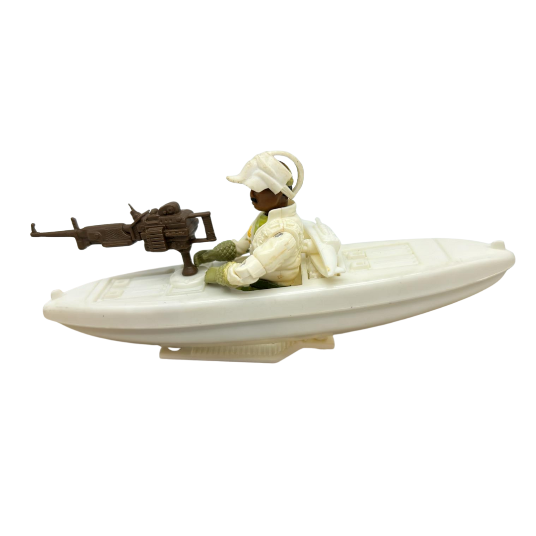 GI Joe, Action Force Stalker V2 complete with canoe / kyak & all accessories 220
