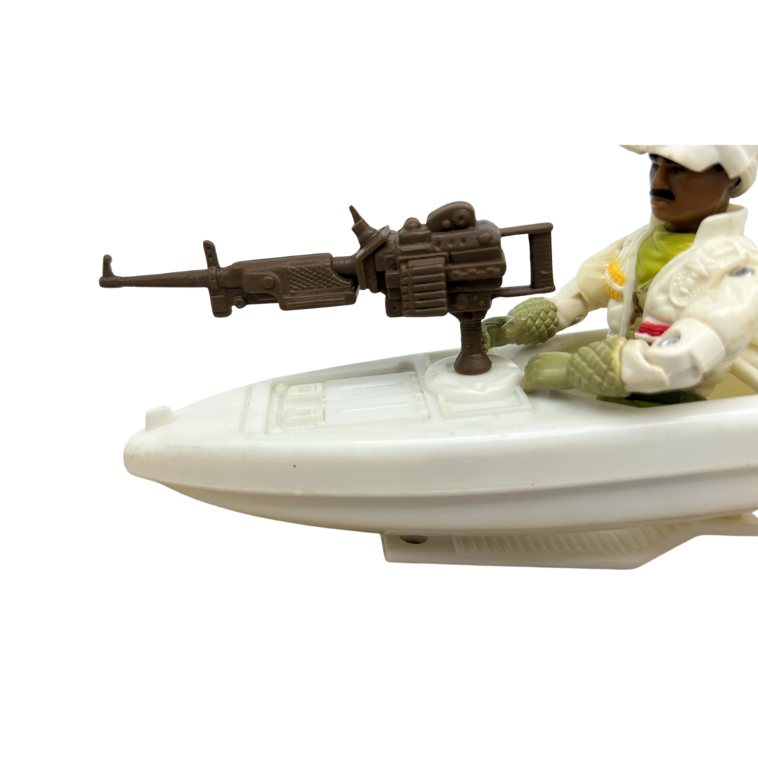 GI Joe, Action Force Stalker V2 complete with canoe / kyak & all accessories 220