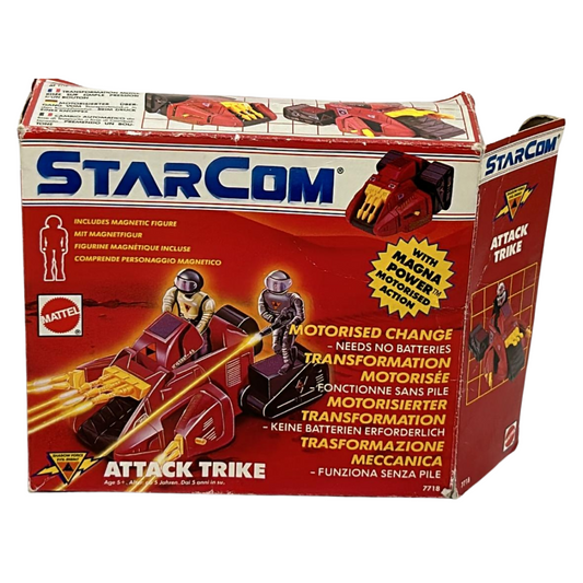 Starcom Attack Trike box only, vintage 1990 Mattel European exclusive