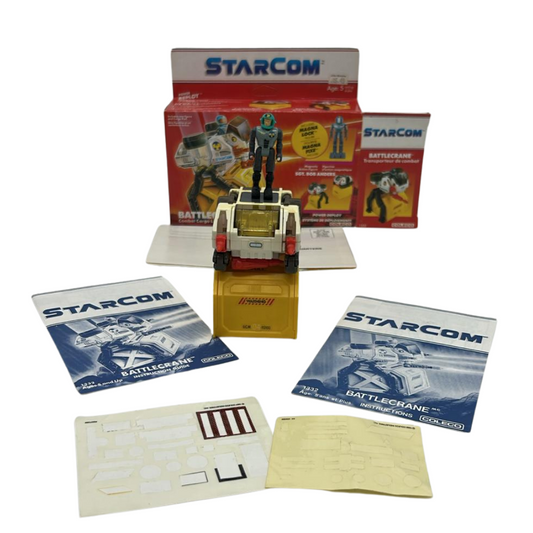 Starcom Battlecrane, Battle Crane, complete with figure and visor, working 246