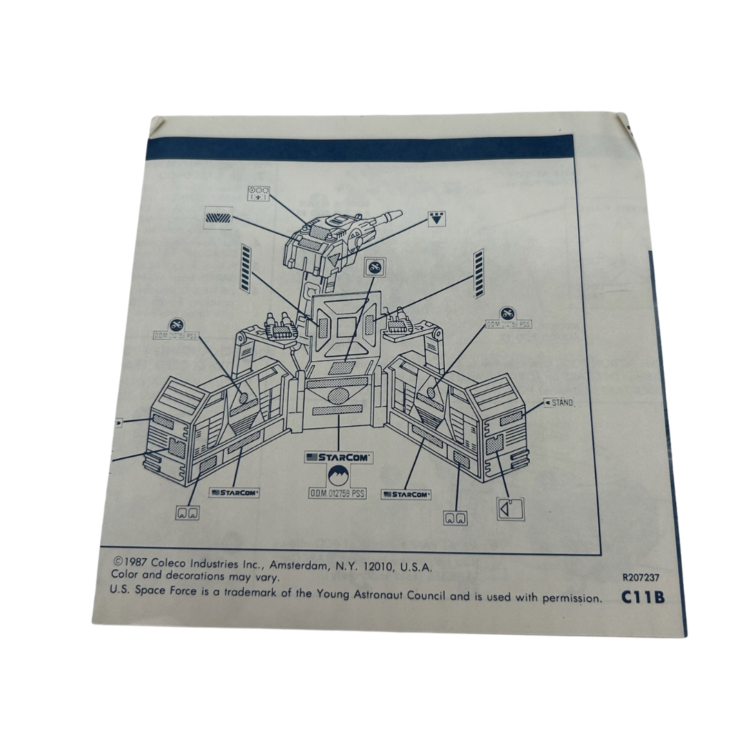 Starcom Laser Artillery Action Pod complete with box & inserts 755