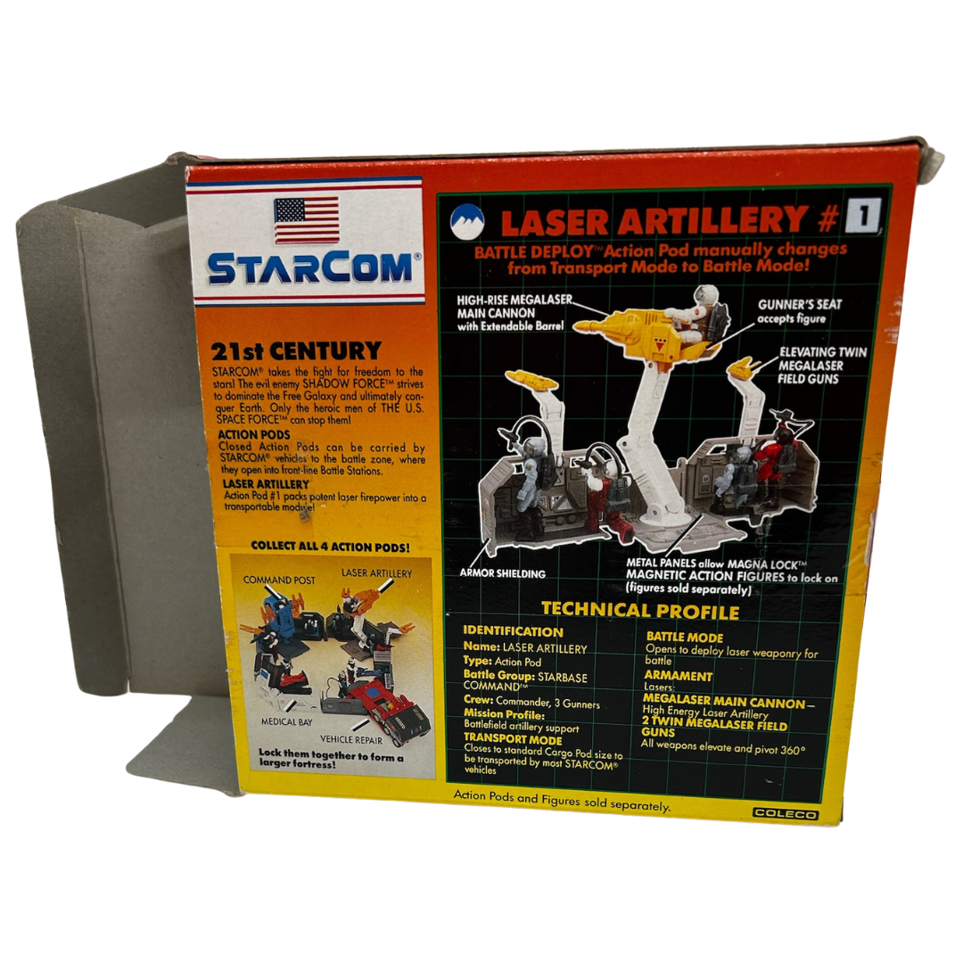 Starcom Laser Artillery Action Pod complete with box & inserts 755