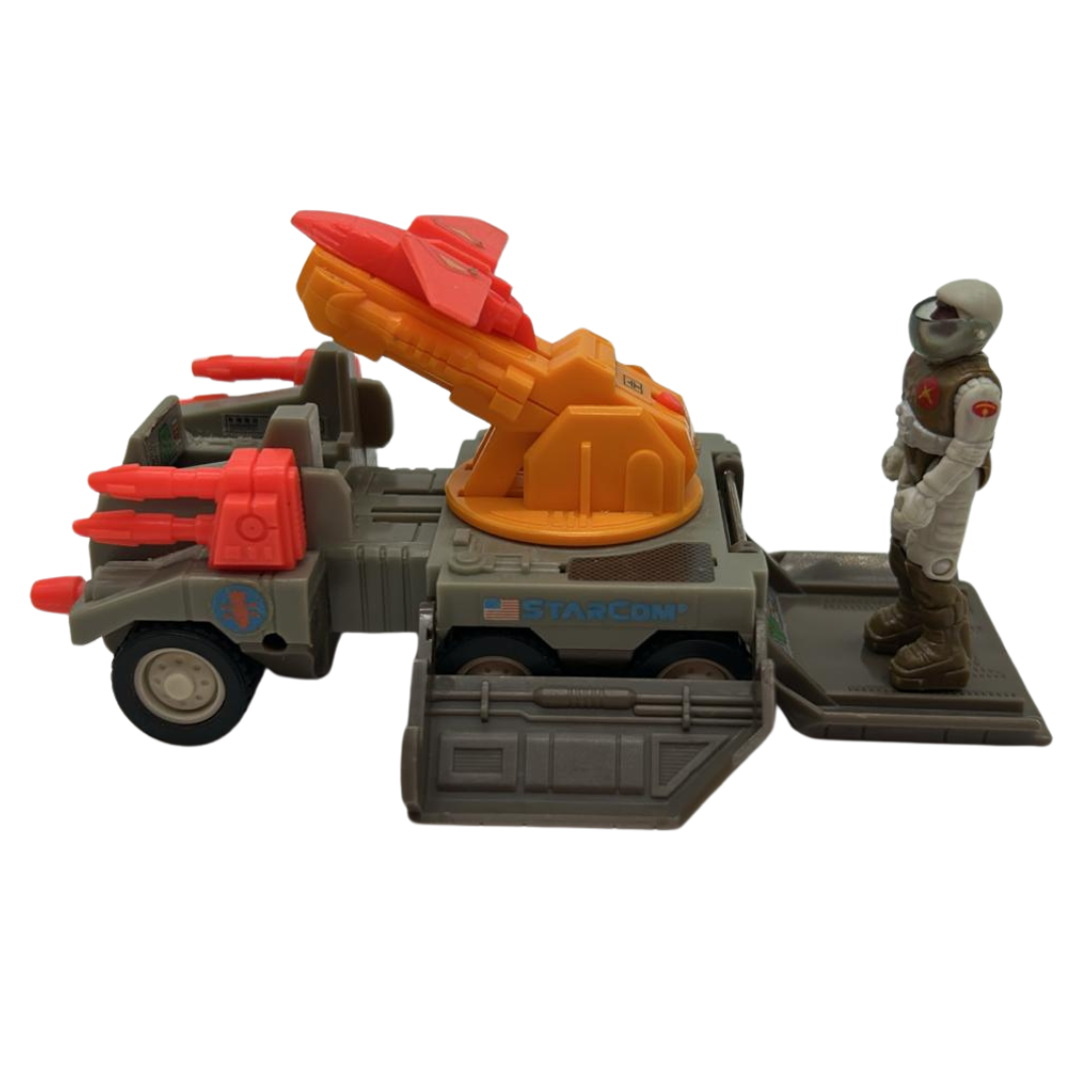Starcom Missile Fox vehicle complete with box and figure