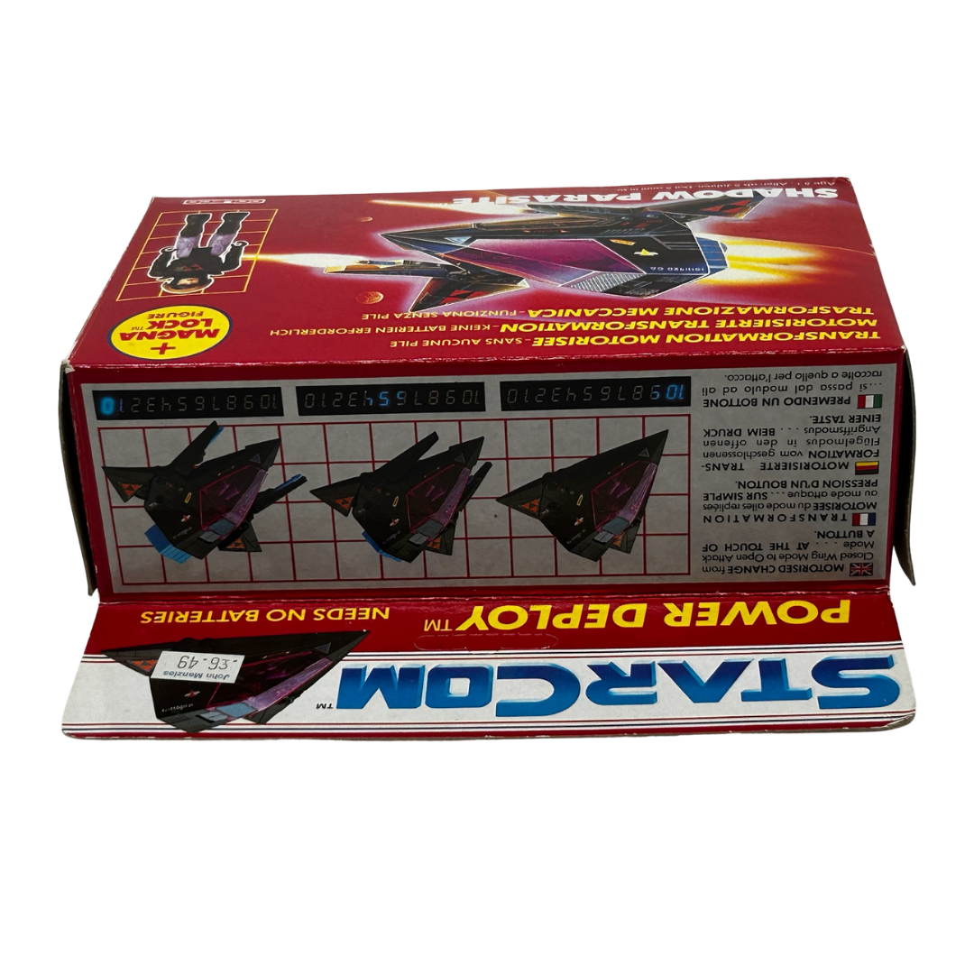 Starcom Shadow Parasite & Lt Magg with box used sticker sheet & instructions 185