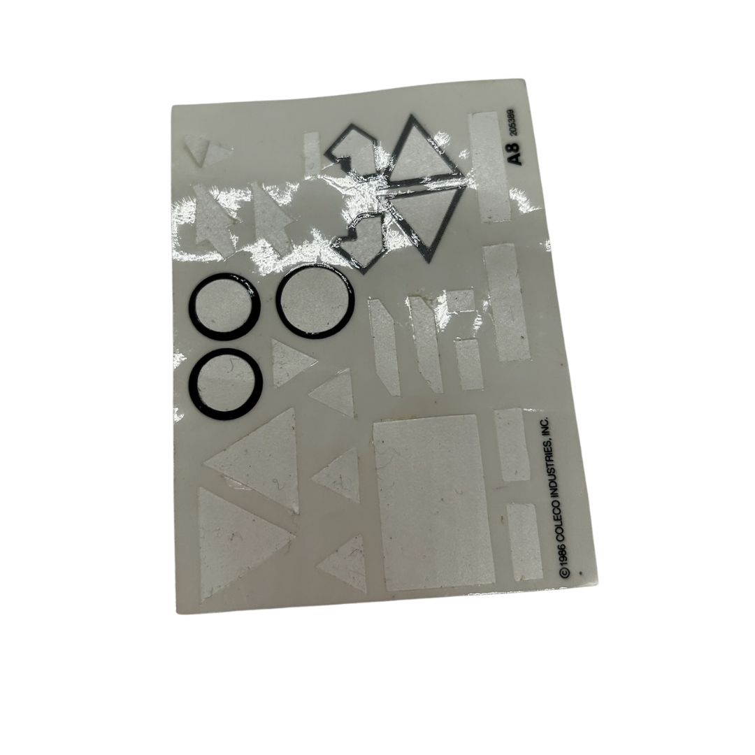 Starcom Shadow Parasite & Lt Magg with box used sticker sheet & instructions 185