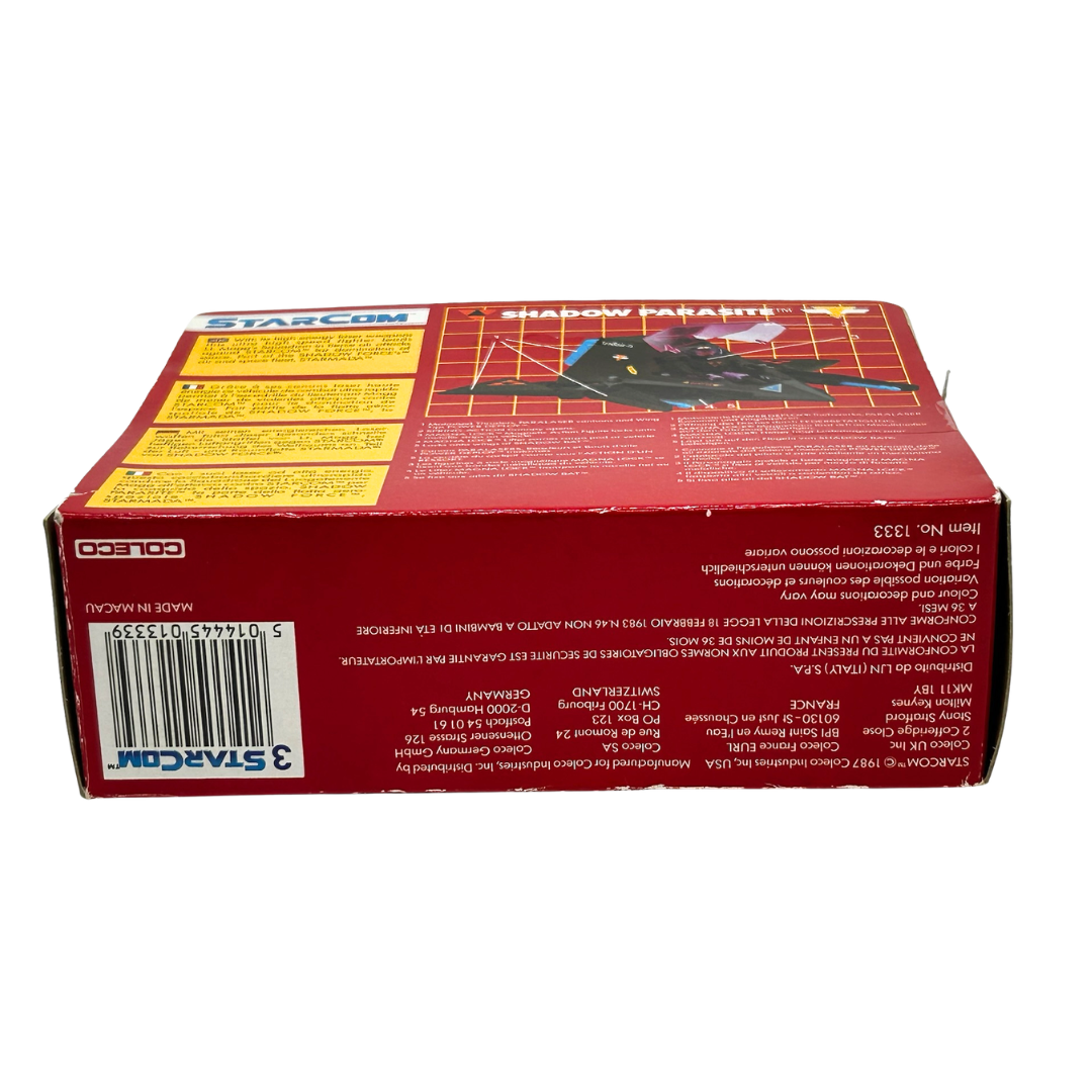 Starcom Shadow Parasite & Lt Magg with box used sticker sheet & instructions 185