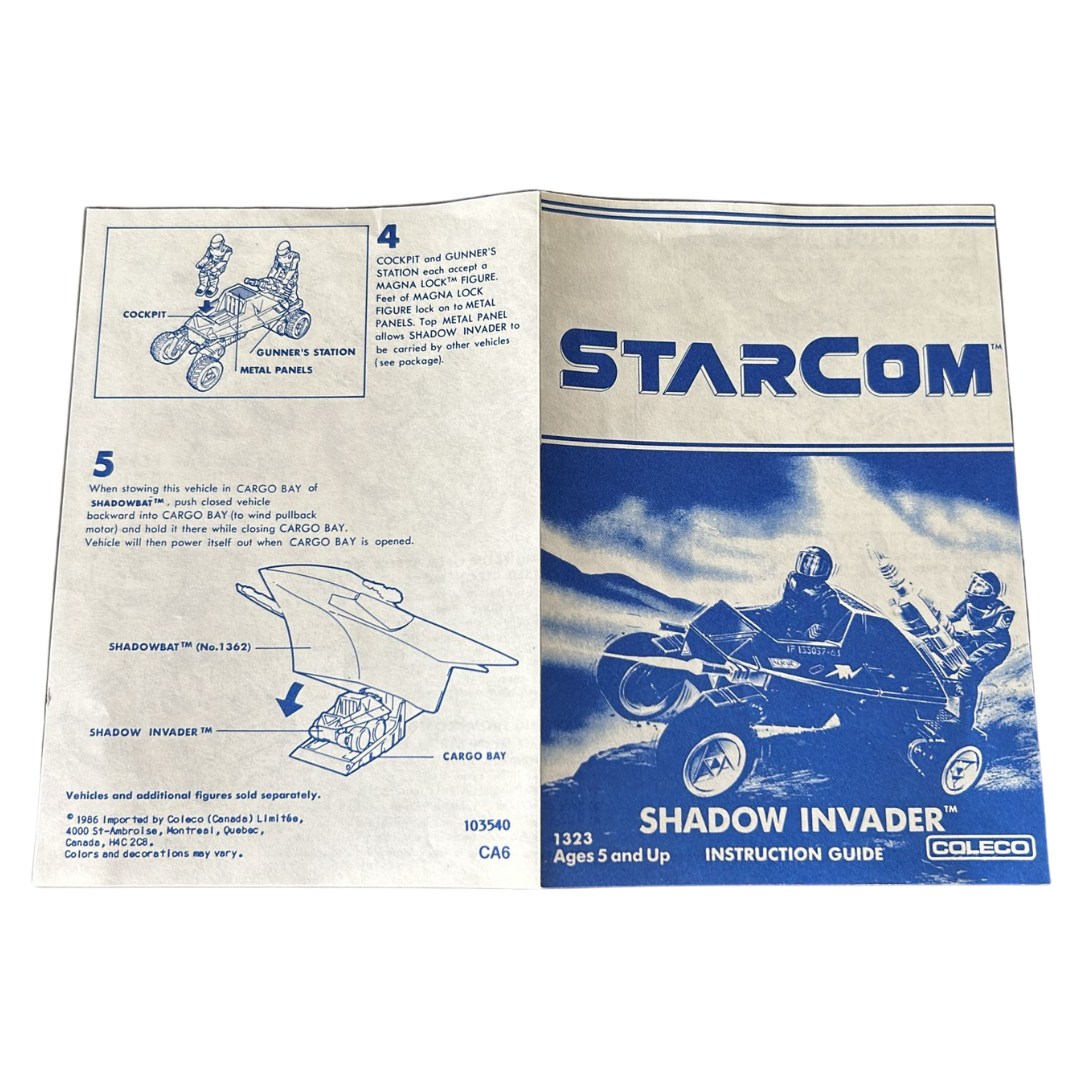 Starcom Shadow Invader instructions