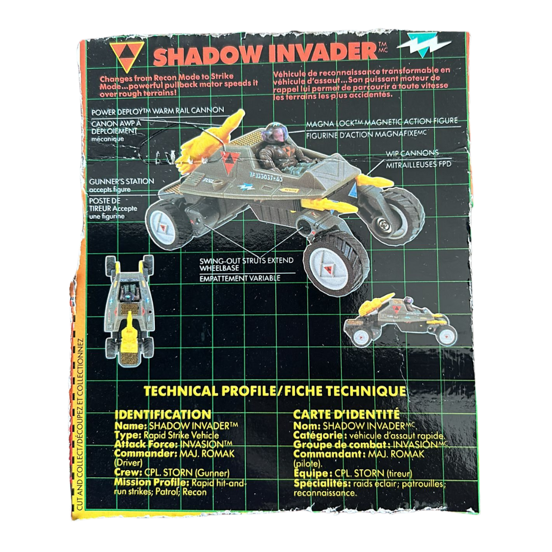 Vintage Starcom Shadow Invader filecard