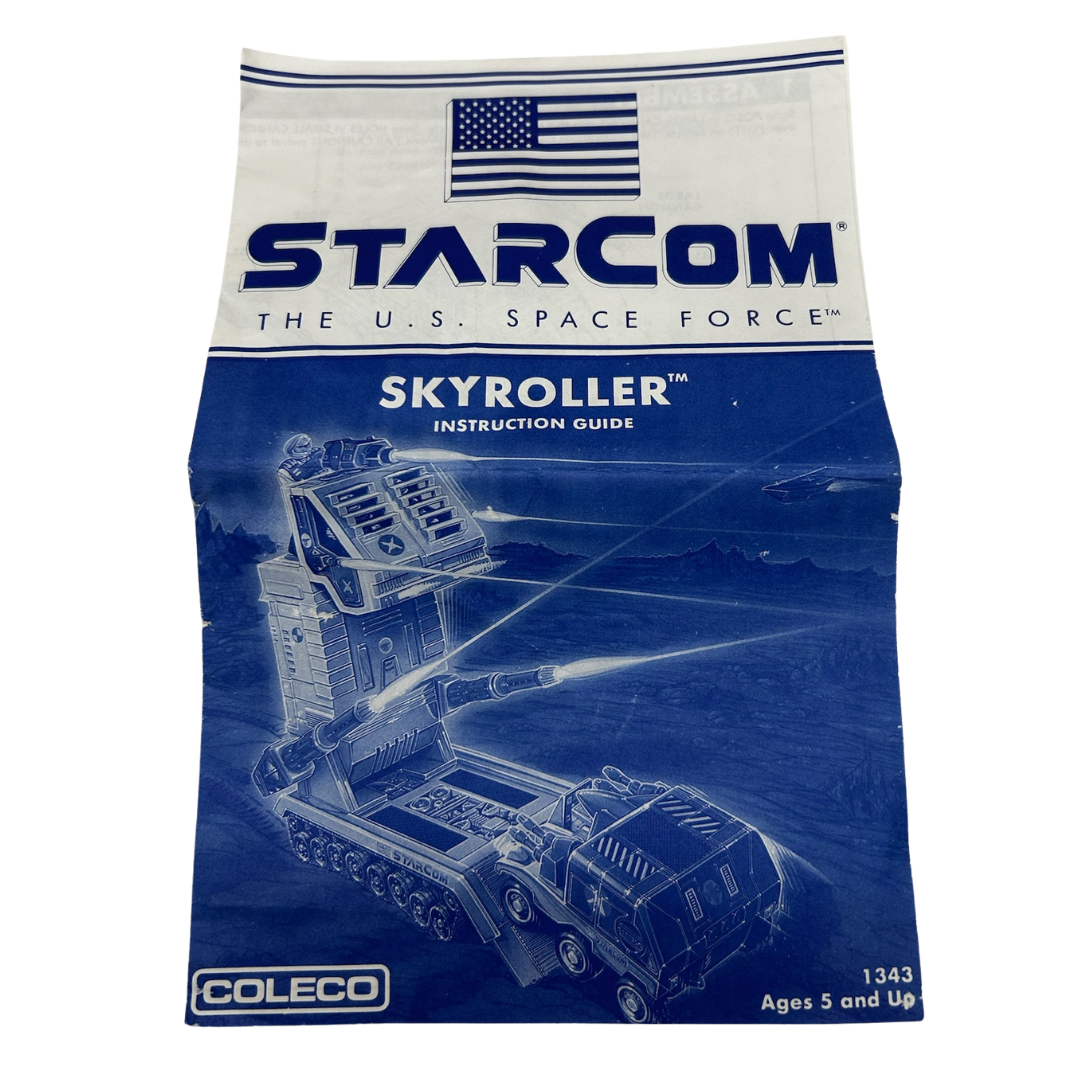 Starcom Skyroller complete & working with box, instructions & sticker sheet 258