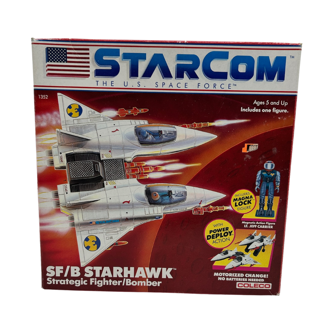 Starcom Starhawk with Jeff Carrier figure complete & working mechanism
