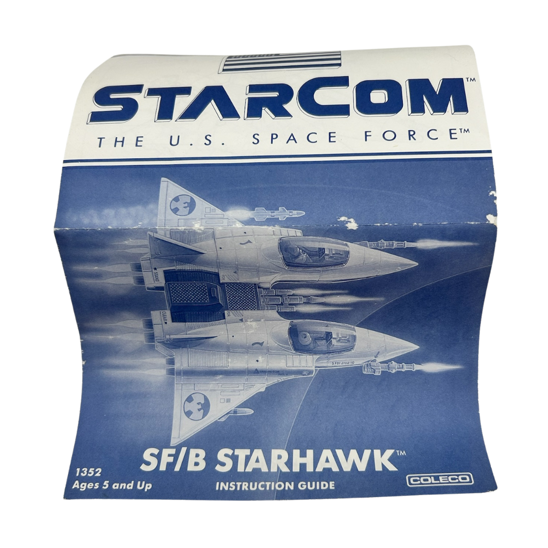 Starcom Starhawk with Jeff Carrier figure complete & working mechanism