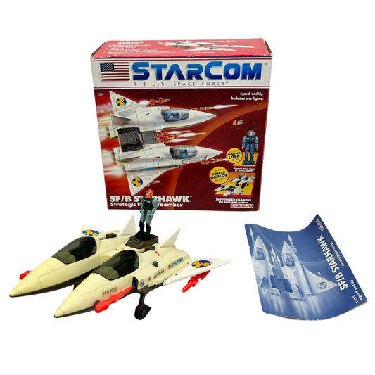 Starcom Starhawk with Jeff Carrier figure complete & working mechanism