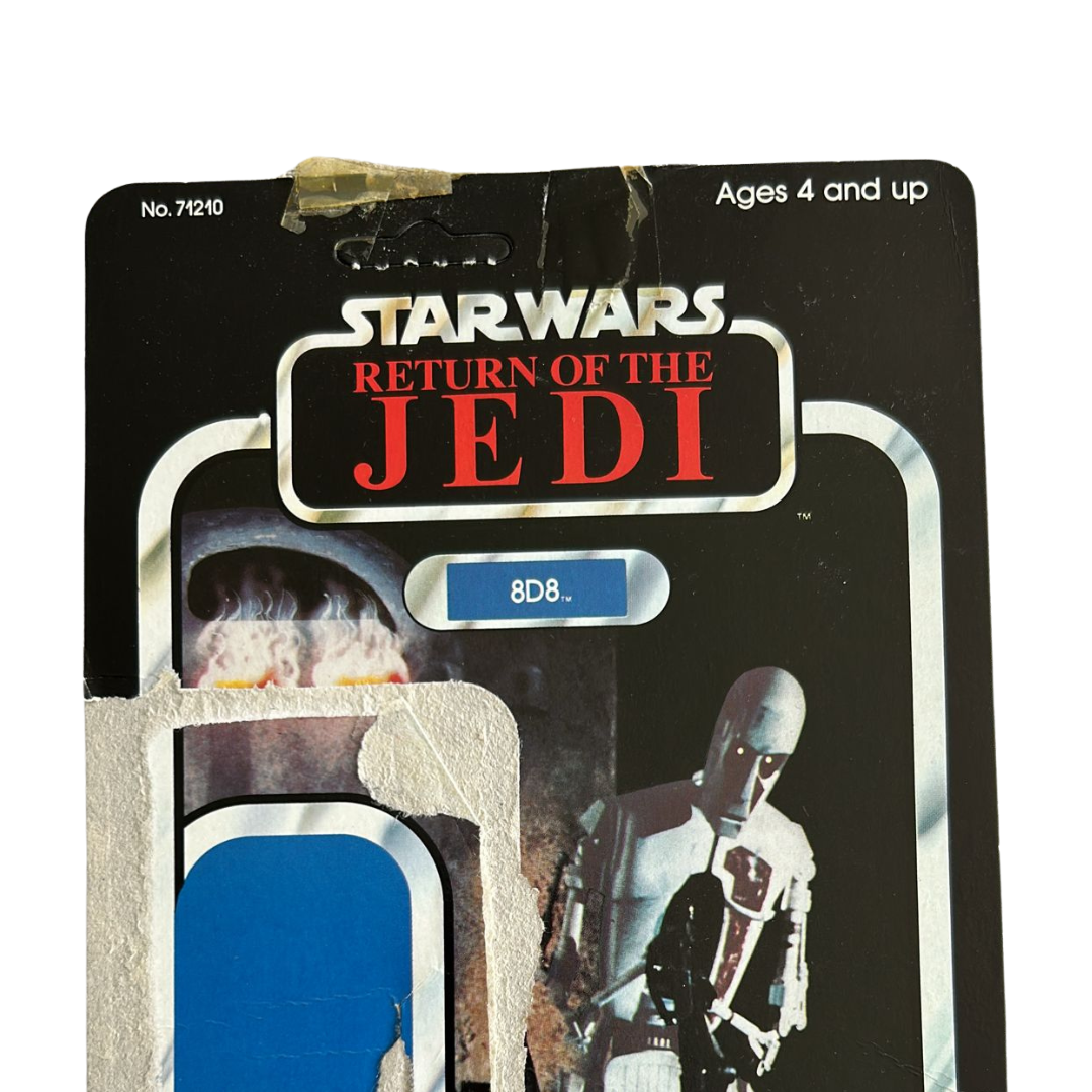 Vintage Star Wars 8D8 ROTJ 79 back some damage, Kenner