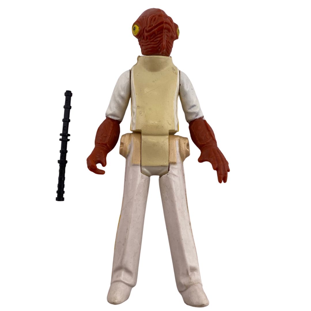 Vintage Star Wars Admiral Ackbar complete with orig accessory 1982 Taiwan 483