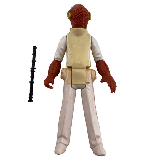 Vintage Star Wars Admiral Ackbar complete with orig accessory 1982 Taiwan 483