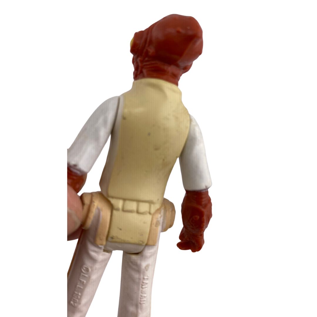 Vintage Star Wars Admiral Ackbar complete with orig accessory 1982 Taiwan 483