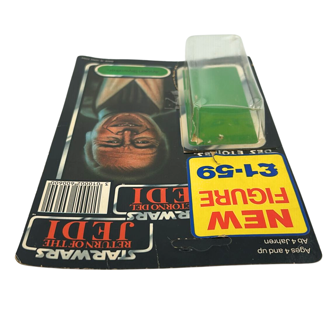 Vintage Star Wars Anakin Skywalker with opened tri-logo cardback with bubble