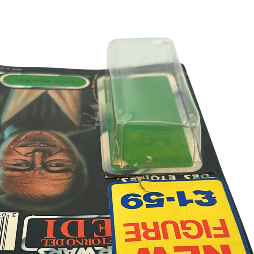 Vintage Star Wars Anakin Skywalker with opened tri-logo cardback with bubble