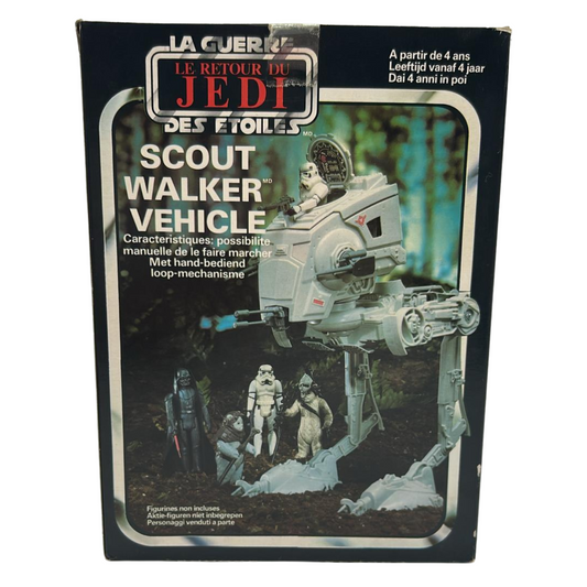 Vintage Star Wars ATST vehicle with box and instructions 128