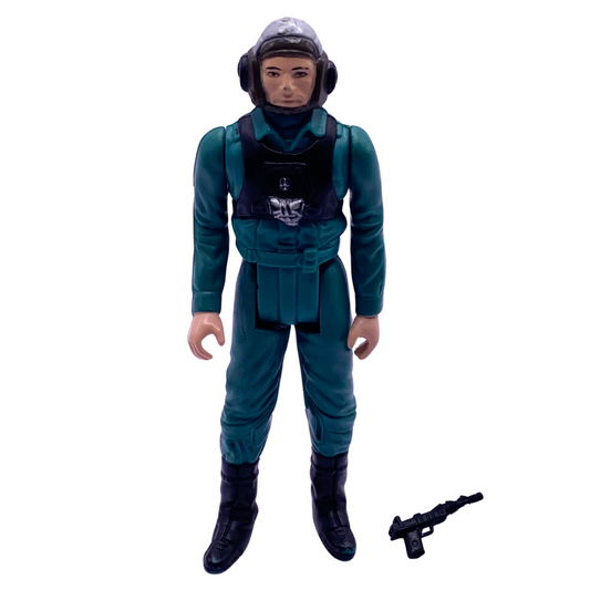 Vintage Star Wars, A-wing Pilot last 17 figure complete with original blaster