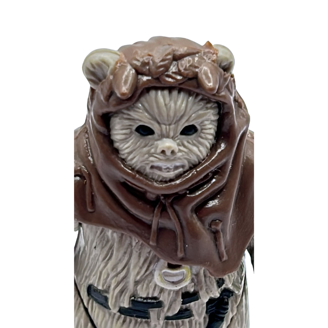 Vintage Star Wars Chief Chirpa and hood LFL 1983, Hong Kong 799