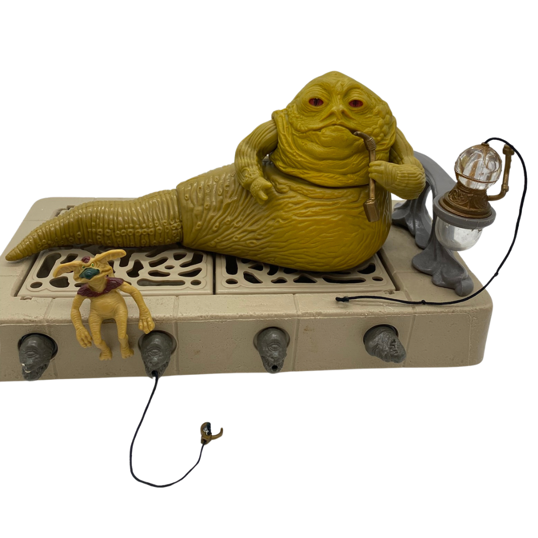Vintage Star Wars Jabba The Hutt figure playset complete 627
