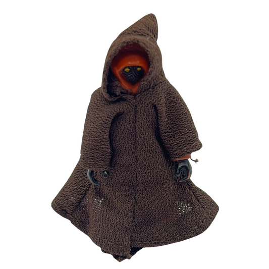 Vintage Star Wars Jawa figure with cape 1977 GMFGI Hong Kong 805