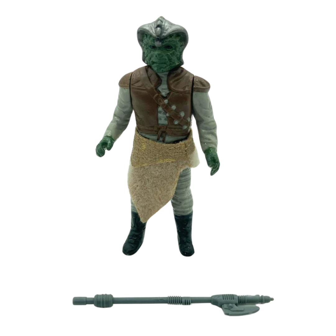 Vintage Star Wars Klaatu LFL 1983 no coo complete original weapon & skirt 123