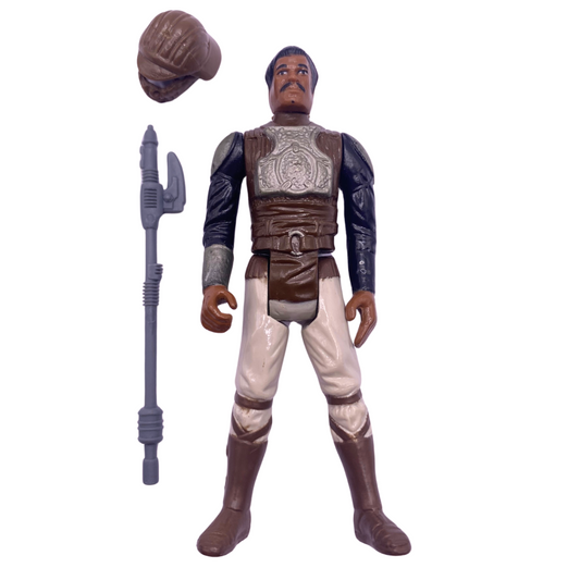 Vintage Star Wars Lando Calrissian skiff guard LFL 1982 no COO all original 354