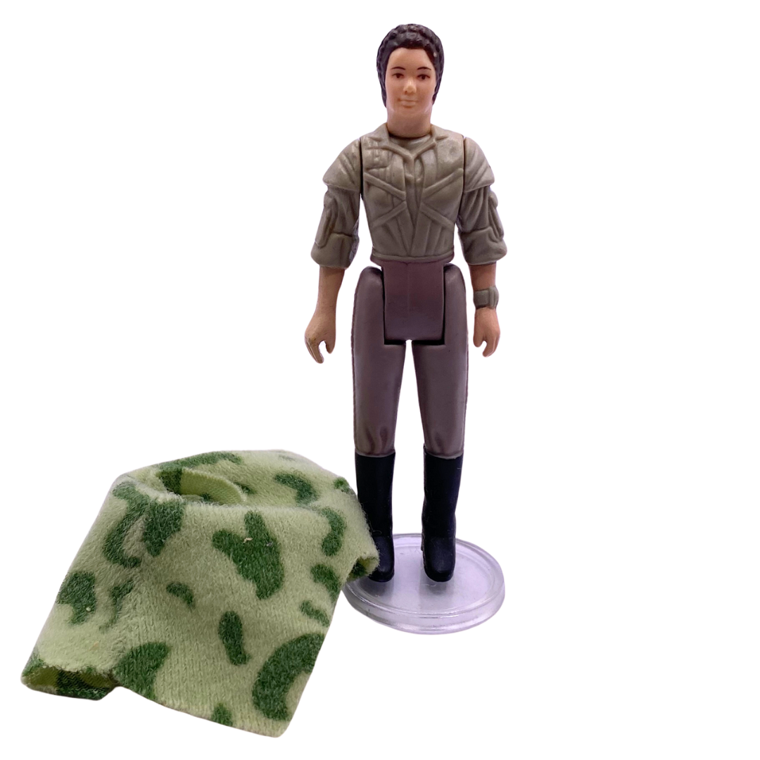 Vintage Star Wars Princess Leia Endor figure LFL 1984 NO COO Poncho Original 25