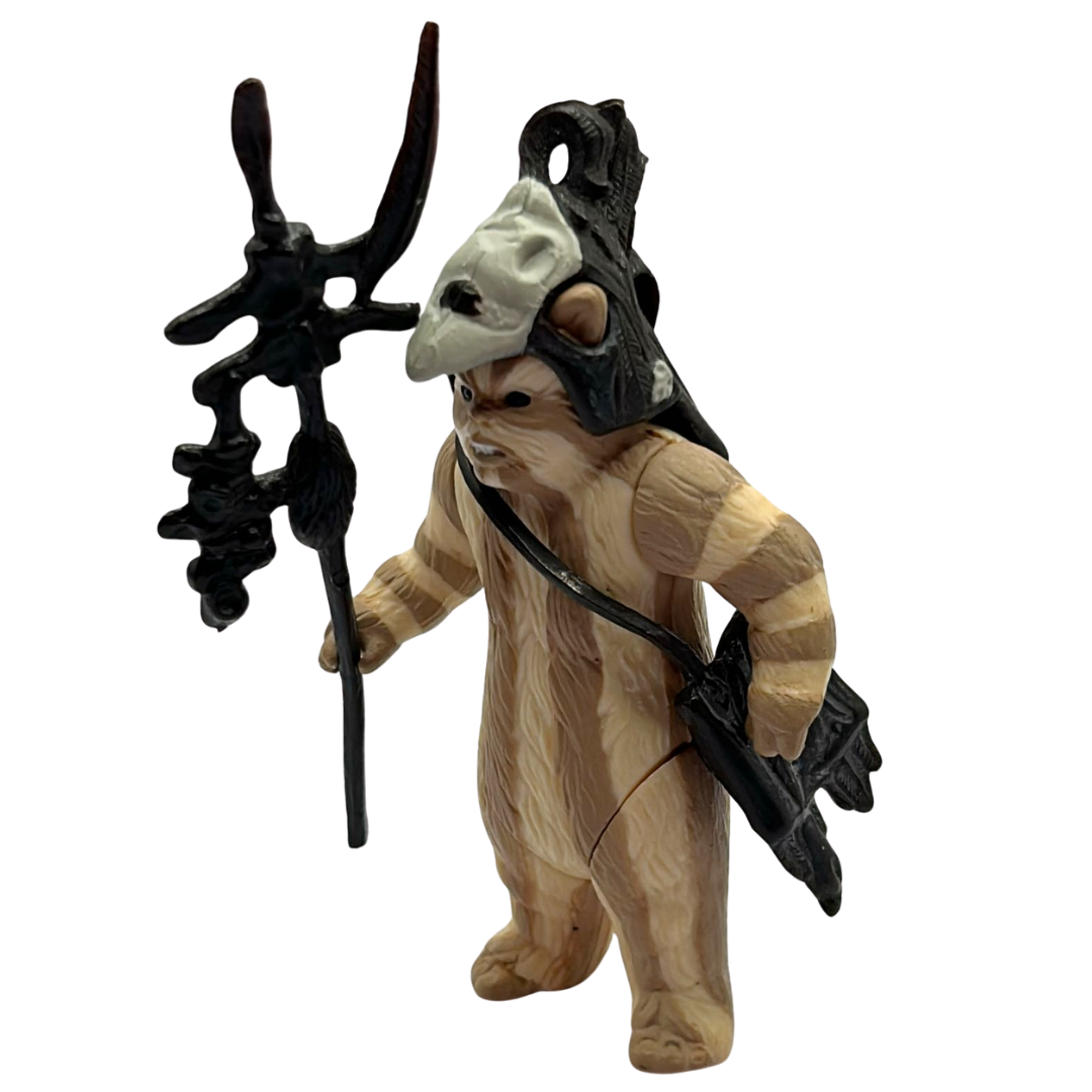 Vintage Star Wars Logray Ewok figure complete LFL 1983 Macau 793