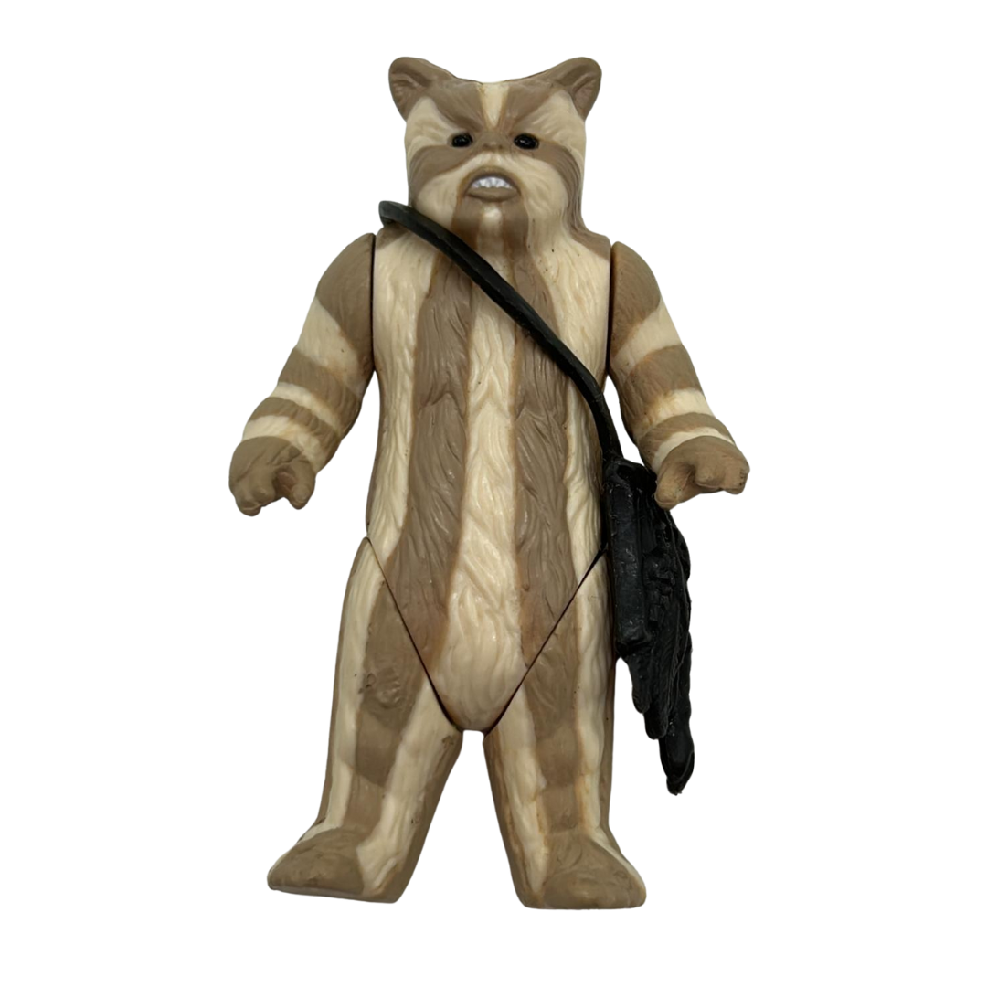 Vintage Star Wars Logray Ewok figure complete LFL 1983 Macau 139D