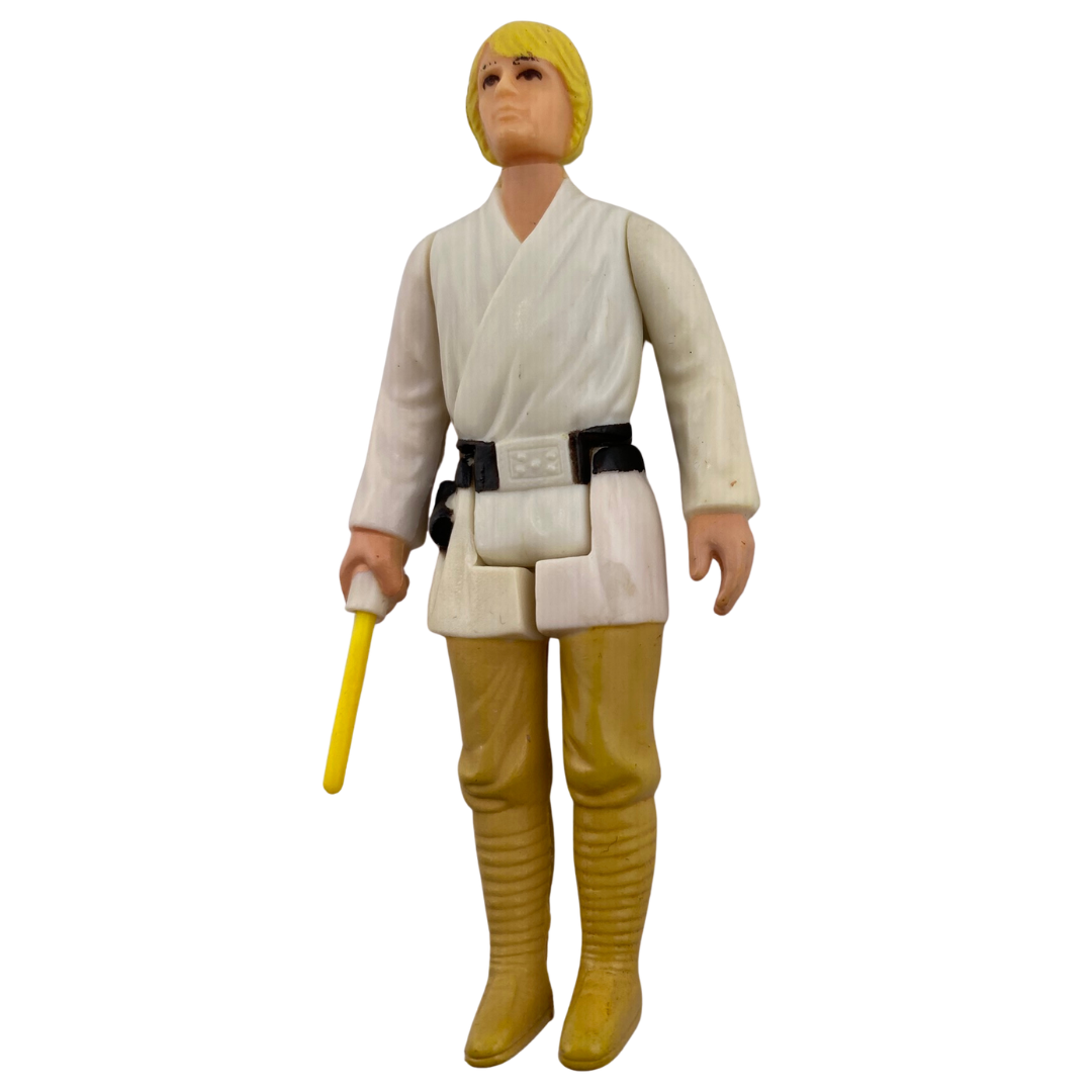 Vintage Star Wars Luke Skywalker Farmboy blonde hair GMFGI 1977 China 417