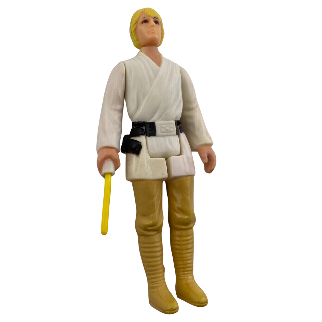 Vintage Star Wars Luke Skywalker Farmboy blonde hair GMFGI 1977 China 417