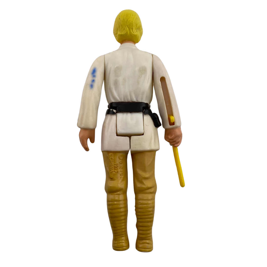 Vintage Star Wars Luke Skywalker Farmboy blonde hair GMFGI 1977 China 417