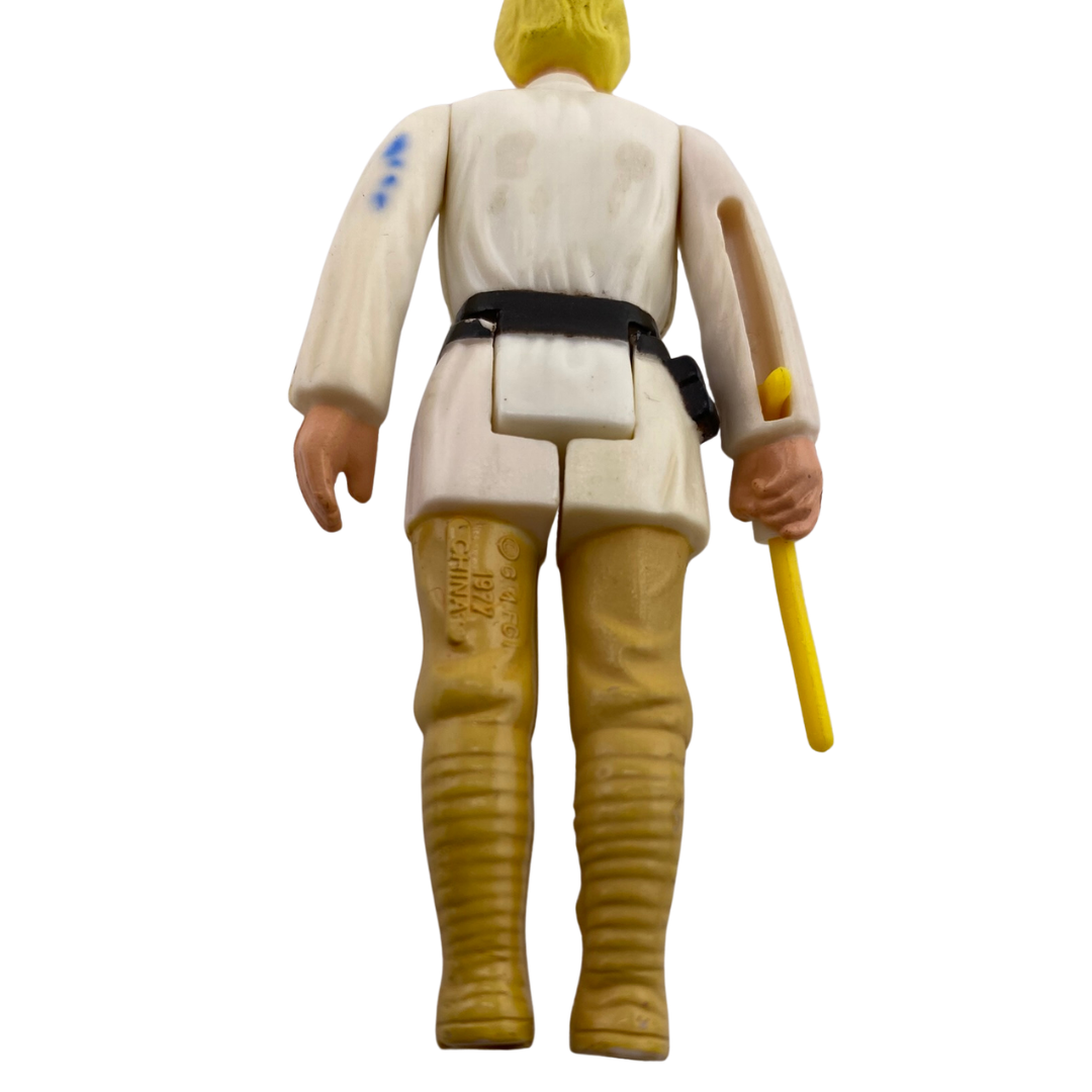 Vintage Star Wars Luke Skywalker Farmboy blonde hair GMFGI 1977 China 417