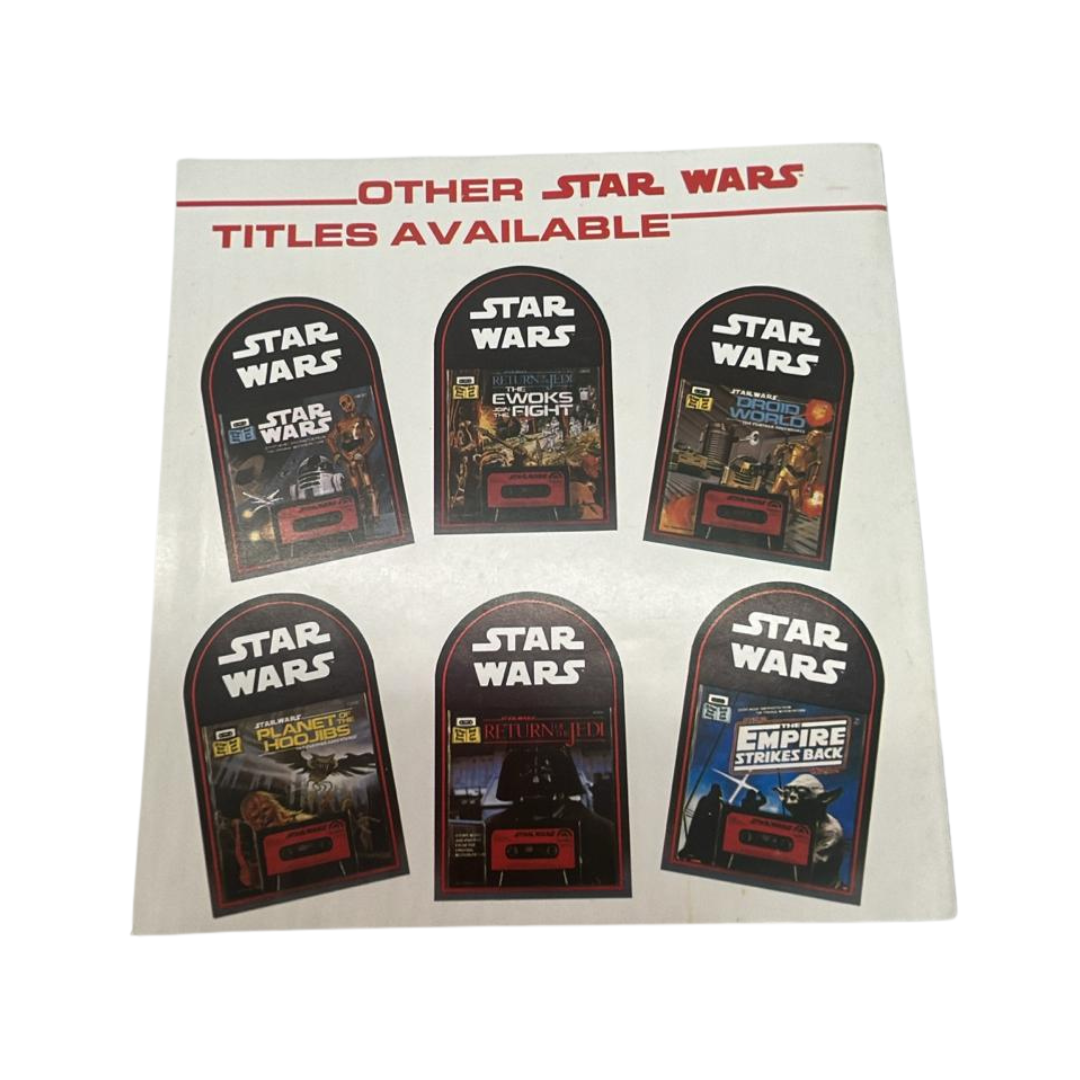 Star Wars Return Of The Jedi read along tape book and cassette tape 303