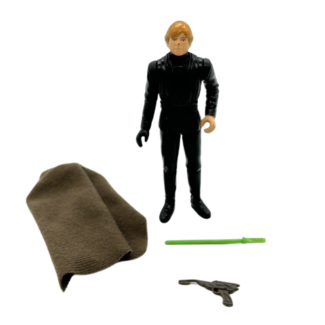 Vintage Star Wars, Luke Skywalker Jedi complete original accessories 1983 LFL 15