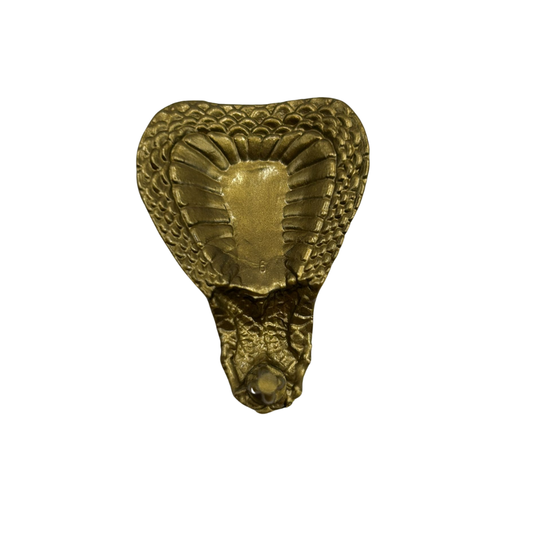 Action Force / GI Joe Serpentor gold Cobra head guard part 209R