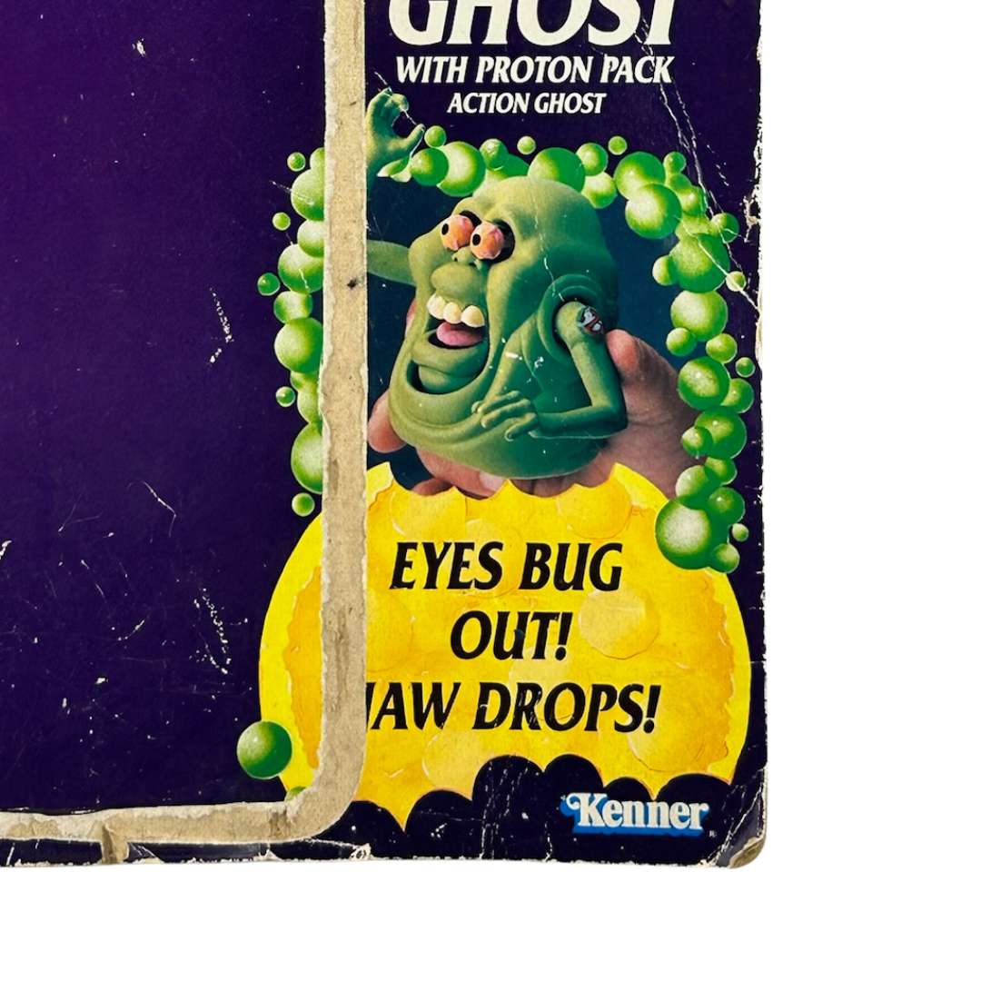The Real Ghostbusters Slimer Green Ghost used cardback