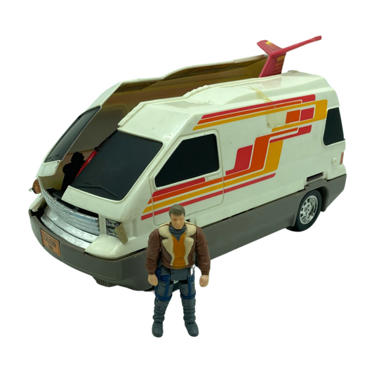 M.A.S.K  Slingshot & Ace Riker with missile by Kenner near complete