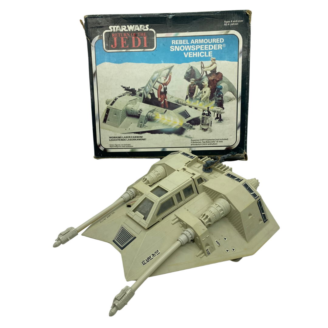 Vintage Star Wars, Rebel Armoured Snowspeeder complete & with box