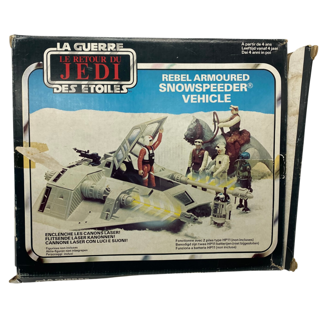 Vintage Star Wars, Rebel Armoured Snowspeeder complete & with box