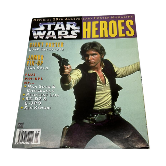 Star Wars Heroes 20th anniversary poster magazine Titan 1997