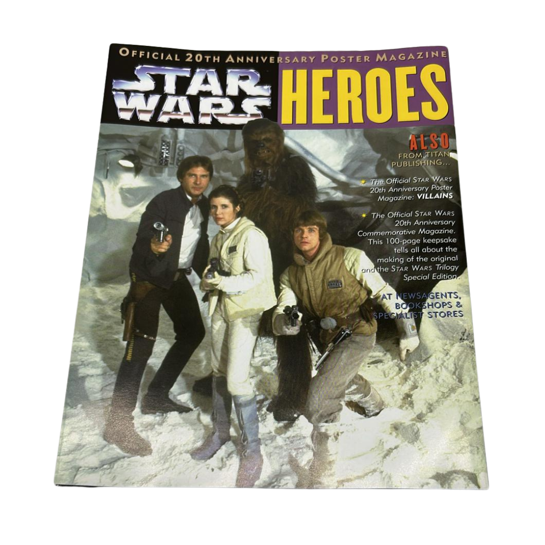 Star Wars Heroes 20th anniversary poster magazine Titan 1997